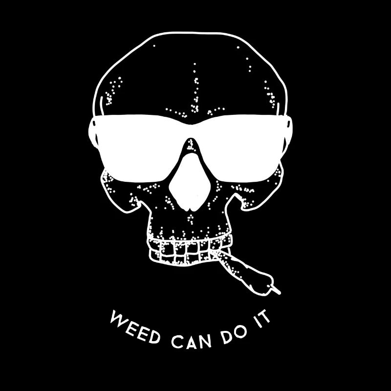 Totenkopf Sonnenbrille Joint Geschenk