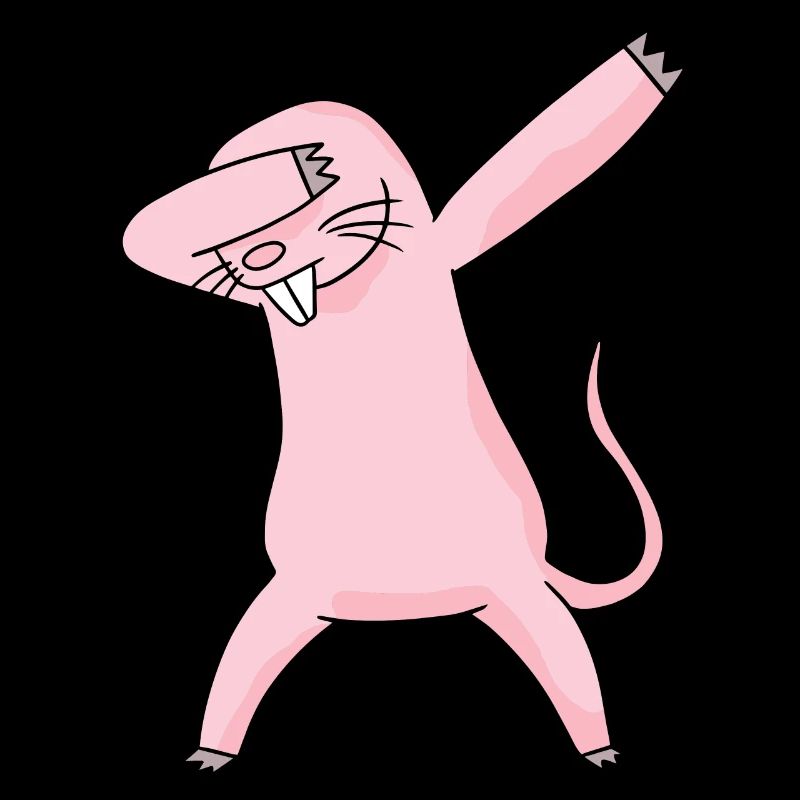 Dabbing Naked Mole Rat Naked Mole Gift