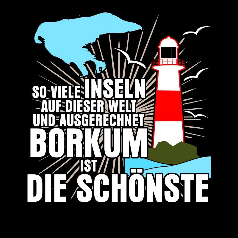 Borkum Insel Spruch