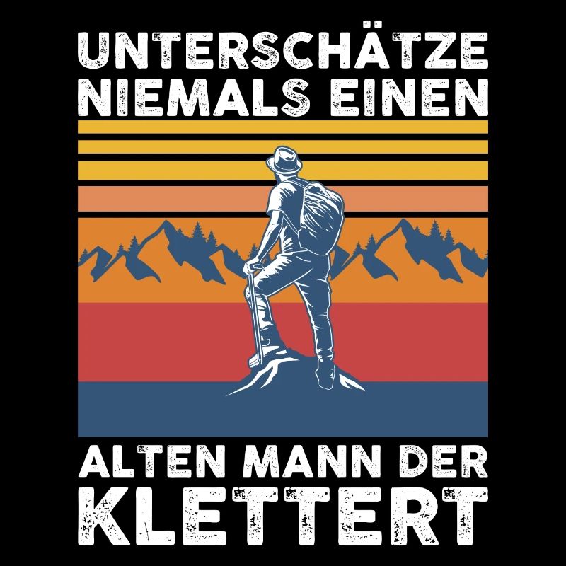 Lustiges Klettern Kletterer Männer Spruch