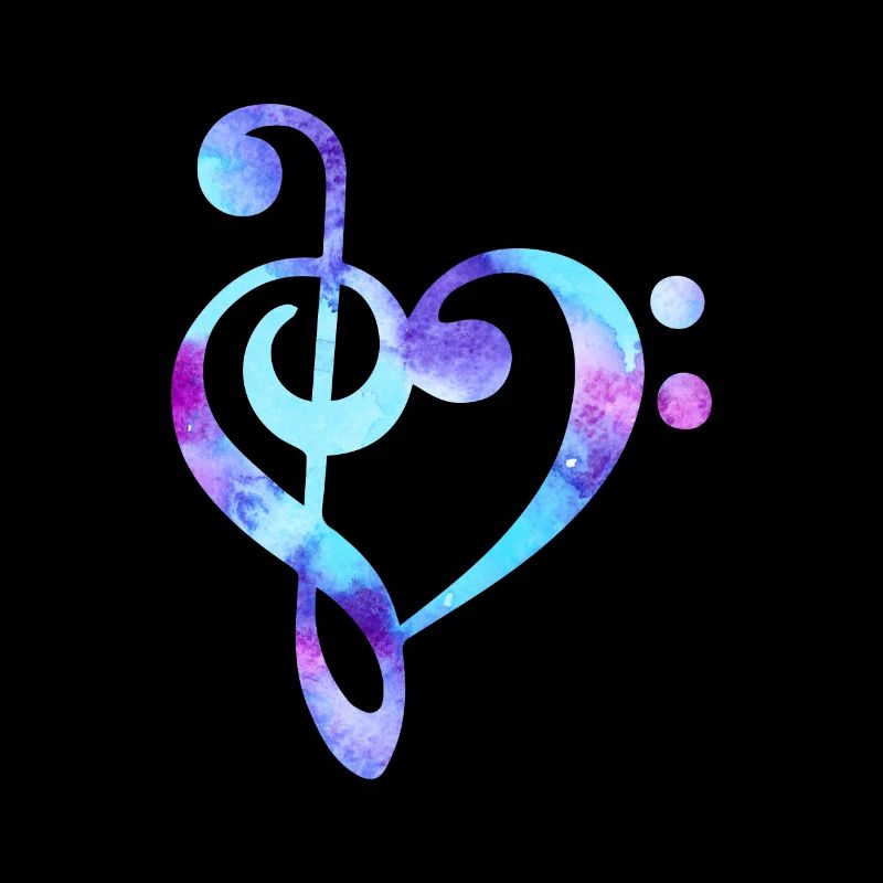 Music Notes Bass Keys Clef Techno