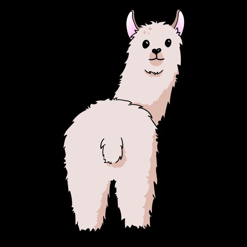 Alpagas cool cul de lama