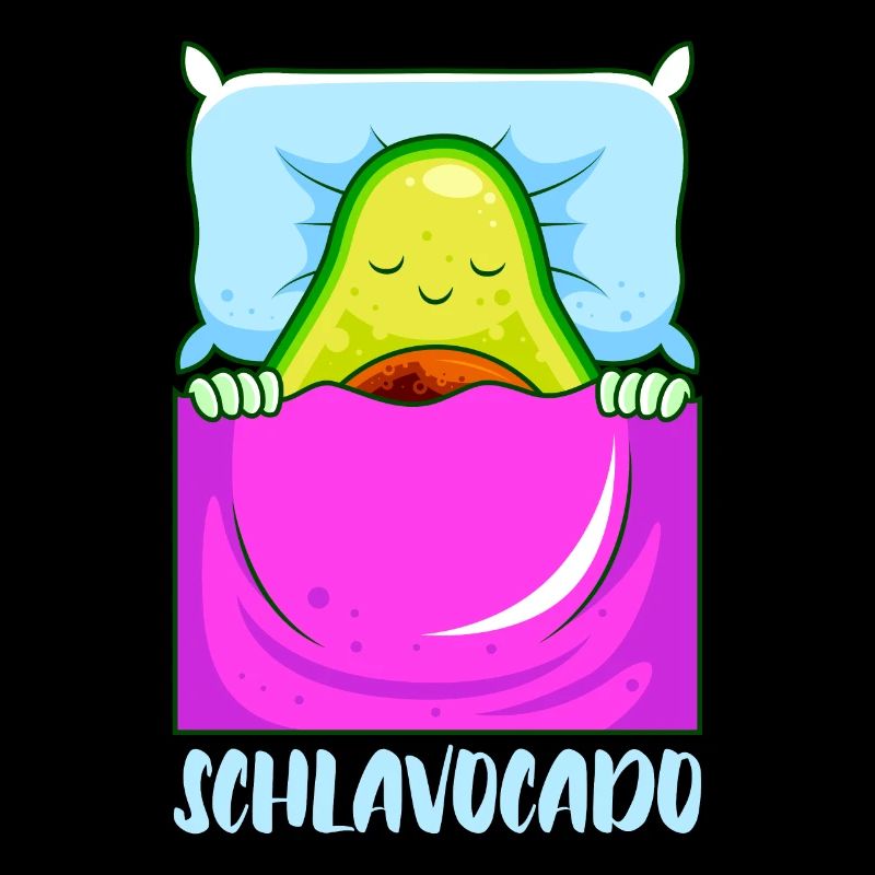 Langschläfer Lustiger Spruch Schlafocado Acocado
