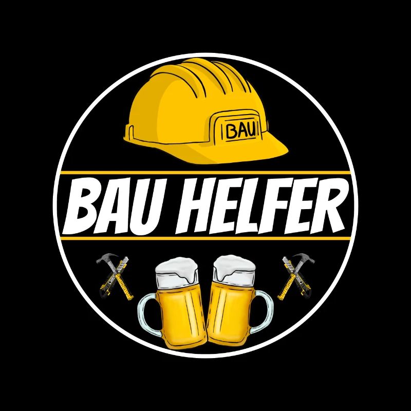 Bauhelfer ich bin hier wegen bier Baustelle