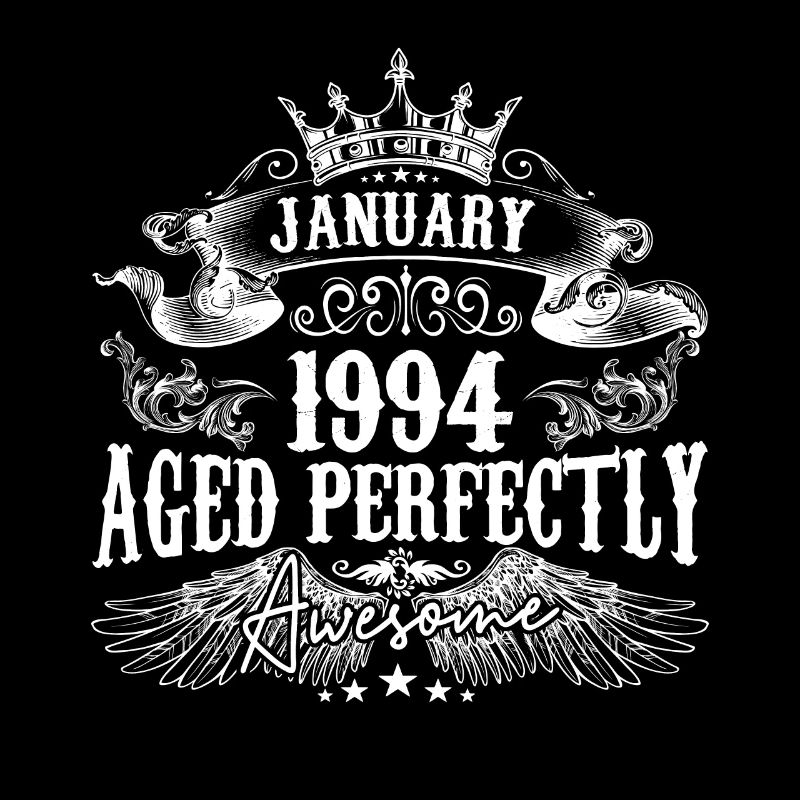 1994 | Januar 1994 Geburtstag Perfekt gealtert