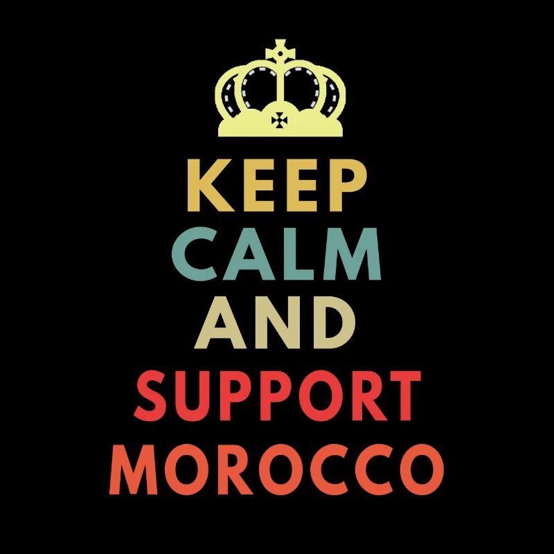 keep calm and support morocco