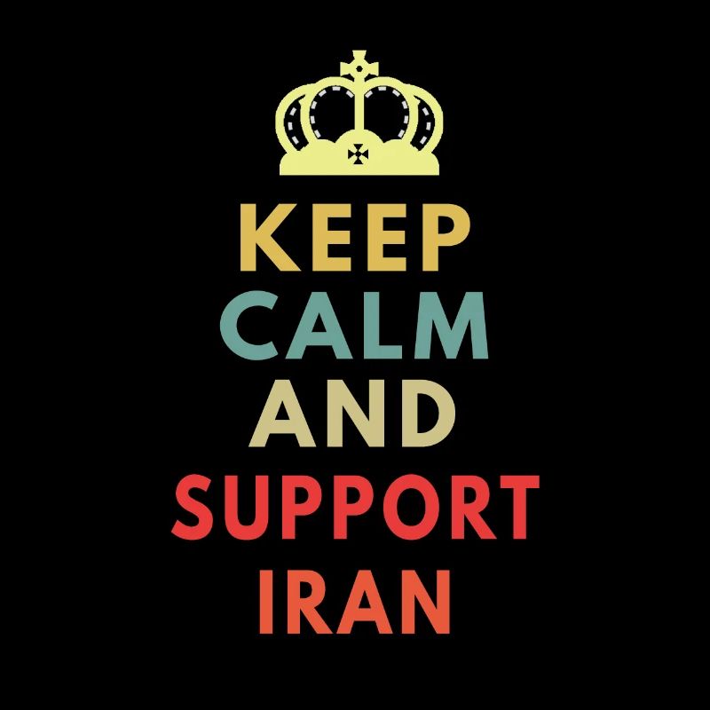 keep calm and support iran