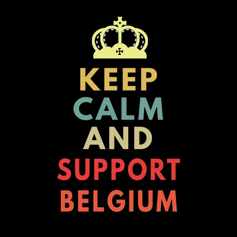 keep calm and support belgium