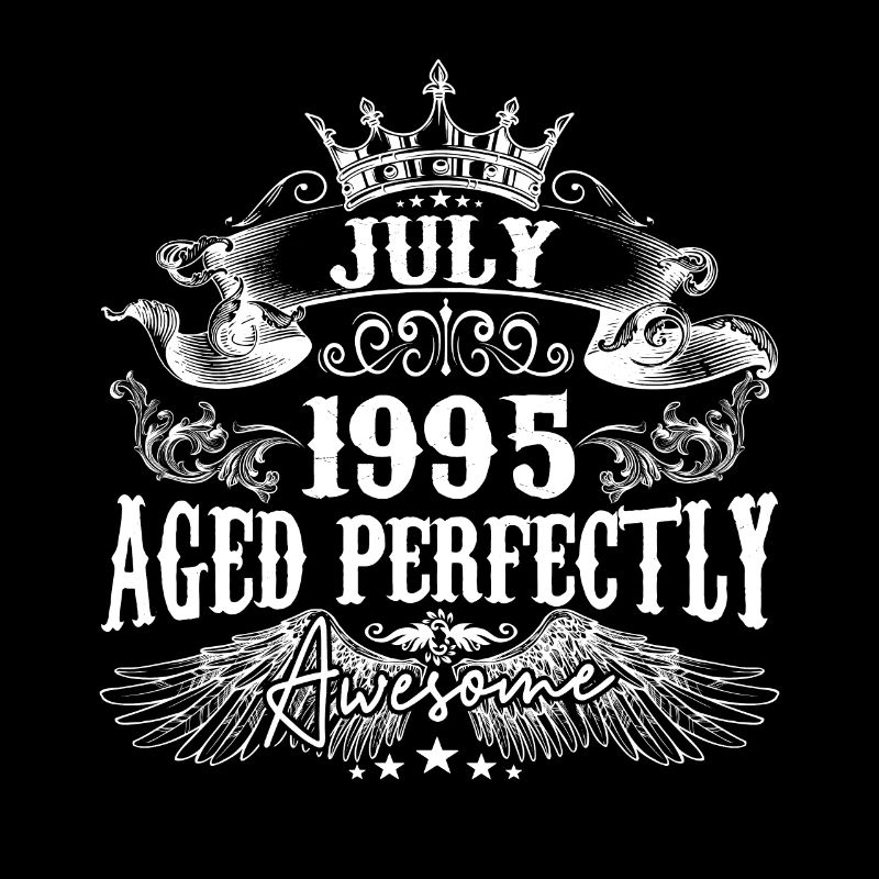 1995 | Juli 1995 Geburtstag Perfekt gealtert