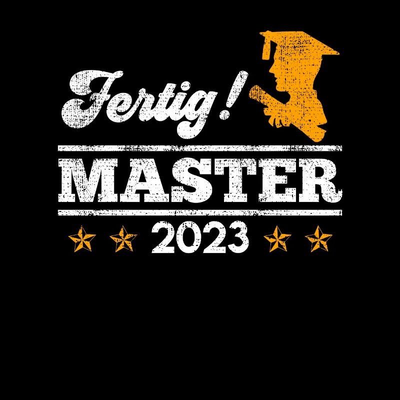 Ich bin fertig Studium 2023 Master Abschluss