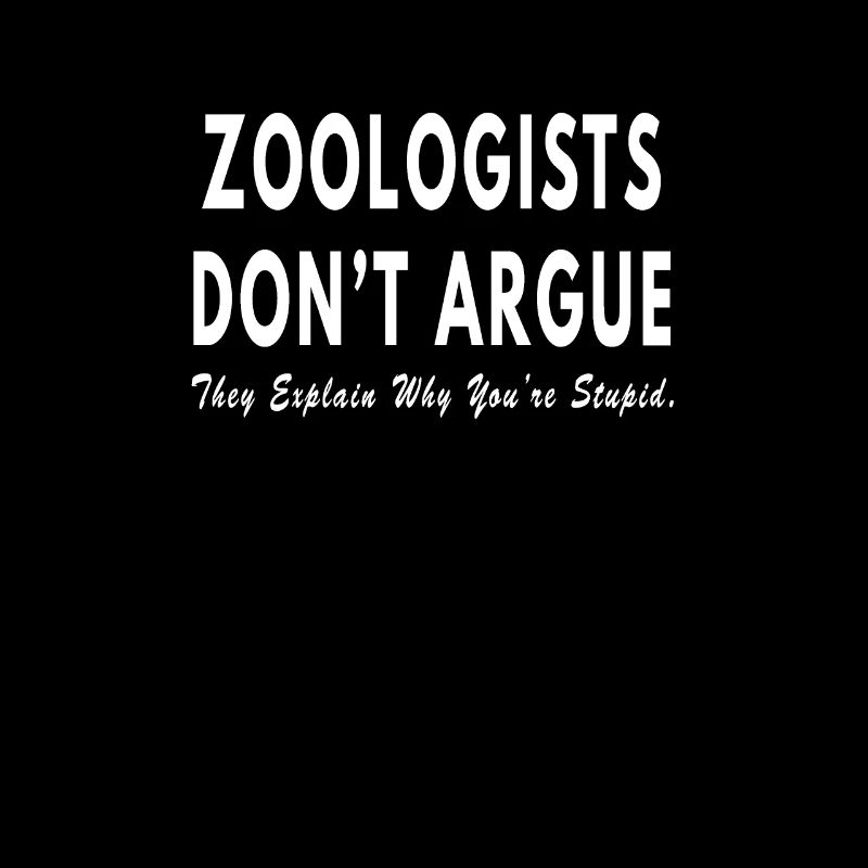 zoologists dont argue