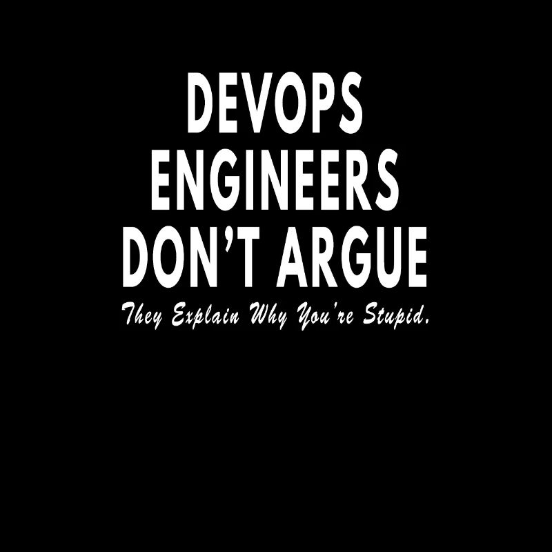Devops Engineer dont argue