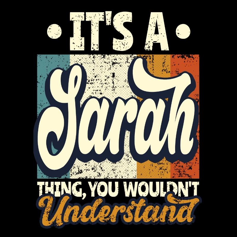 Sarah Name Geschenk Personalisiert Spruch Lustig