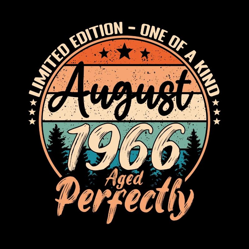Août 1966 anniversaire 1966 légendes Août