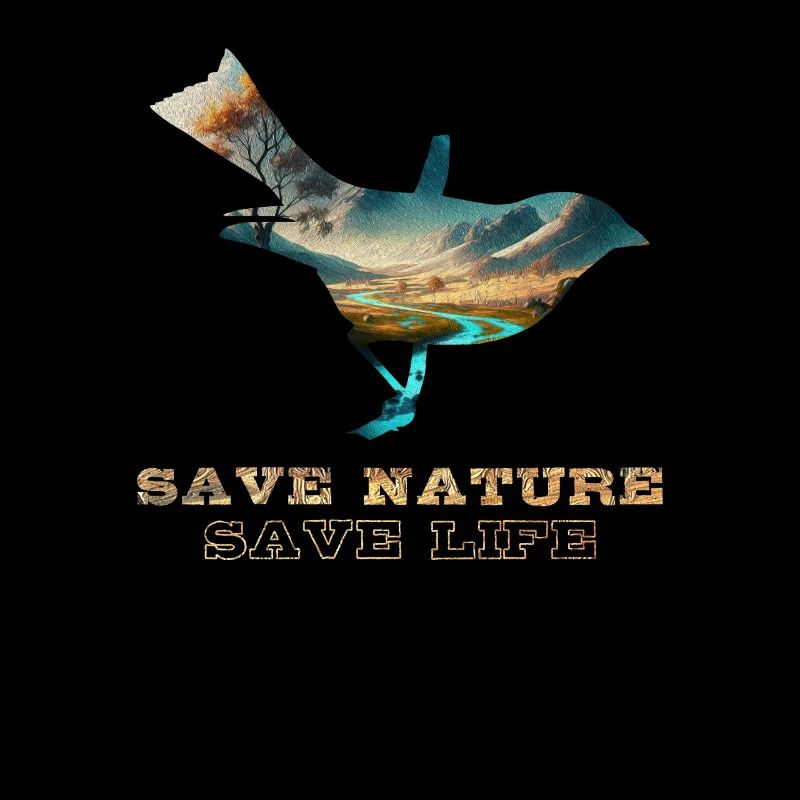 Save the Nature Umweltschutz Rettet die Erde