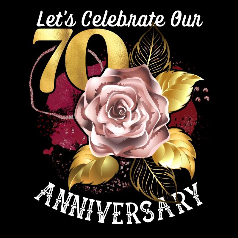 70. Jubiläum, Jubiläumsfeier, Hochzeitstag