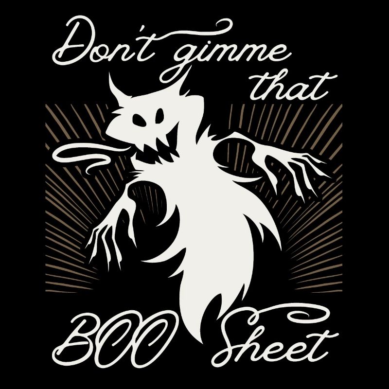 Funny Ghost, Cheeky Saying, Boo Sheet, Pun