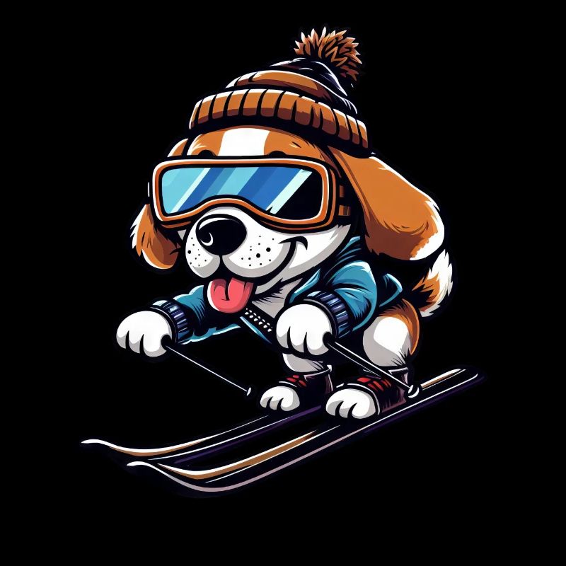 Winter holidays with chicken while skiing