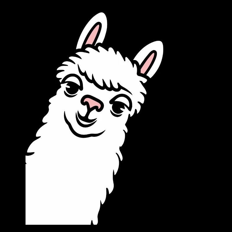 Cute little llama humor