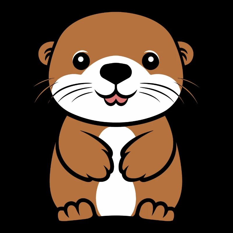 Humor Kleiner Otter