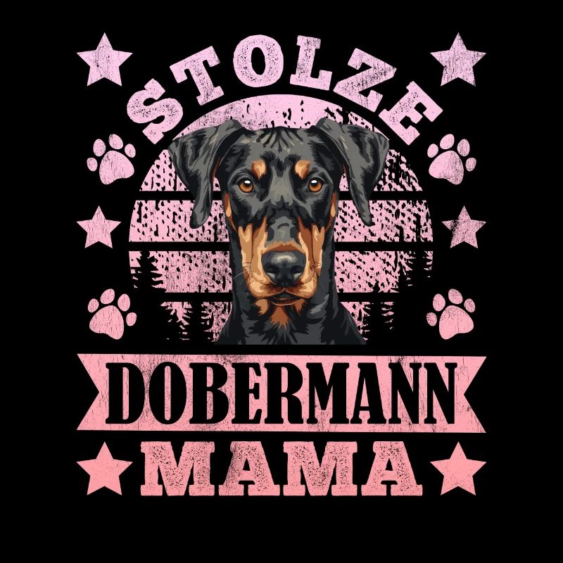 Dobermänner STOLZE DOBERMANN MAMA Hundemama