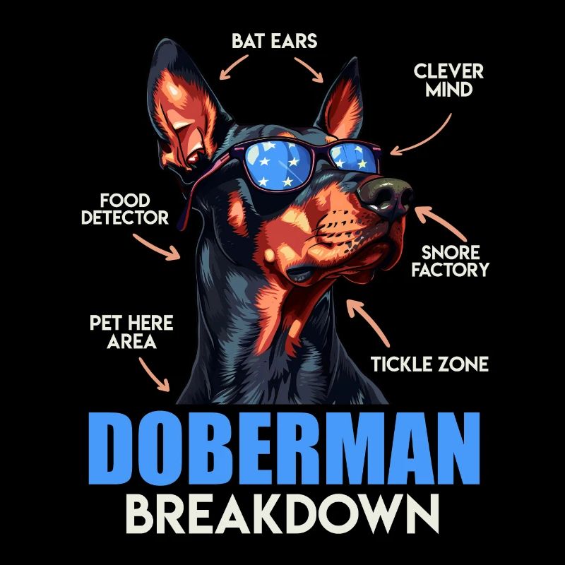 DOBERMAN BREAKDOWN Doberman Propriétaire Drôle