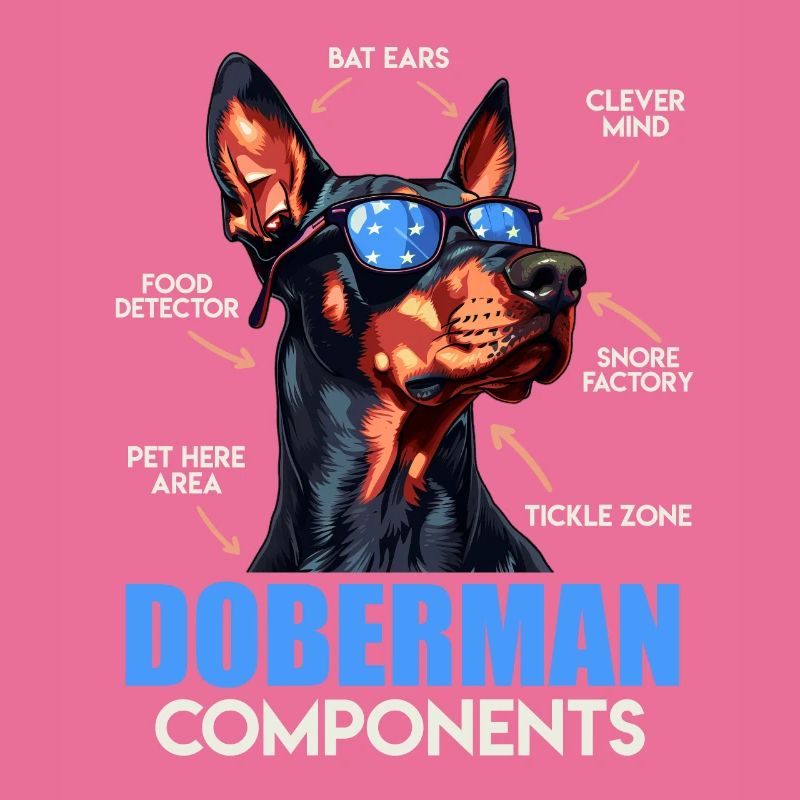 COMPOSANTS DU DOBERMANN Anatomie Doberman
