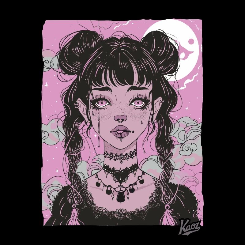 Super Süßes Grunge-Emo-Girl