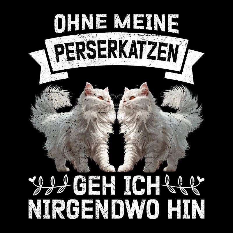 Chat persan JE NE PARS PAS SANS MES CHATS PERSANS