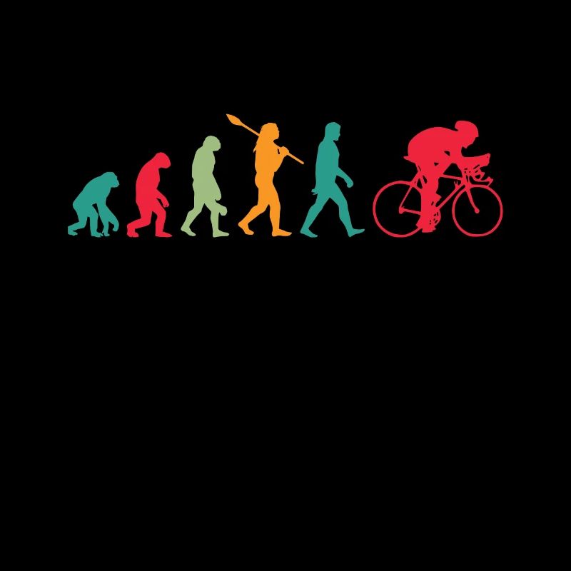 Bicycle Riding Cyclist Evolution Gift