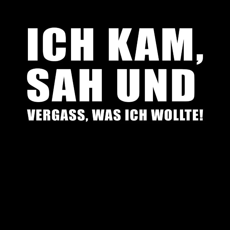 Ich kam sah und hatte direkt keinen Bock - Spruch