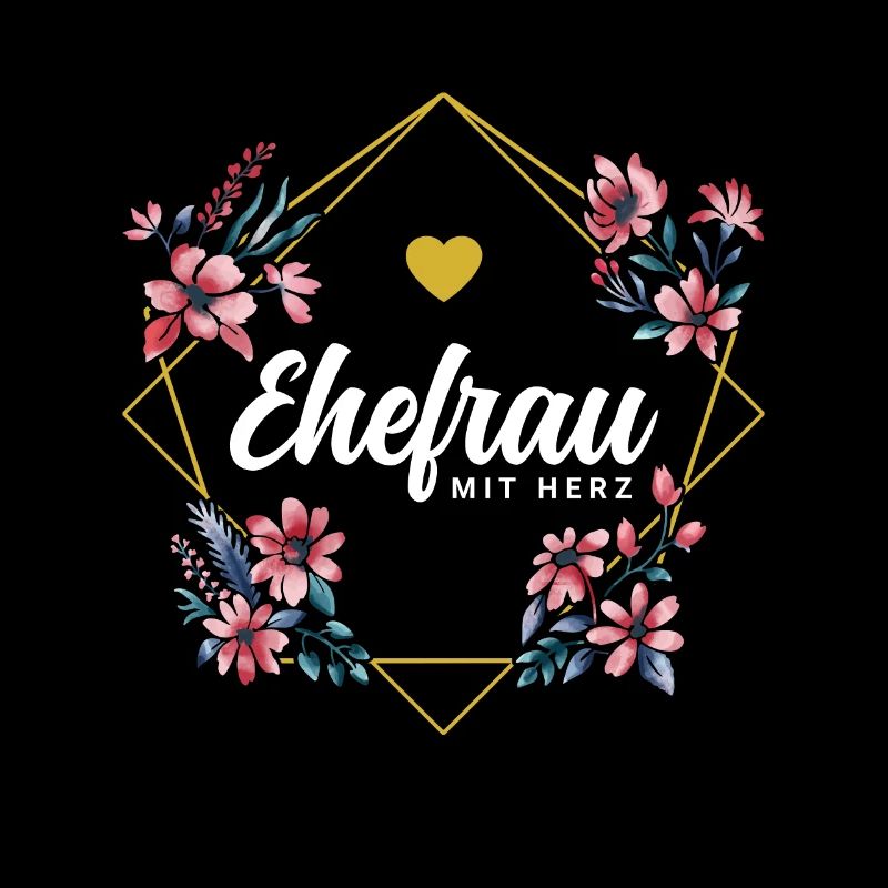 Ehefrau mit Herz