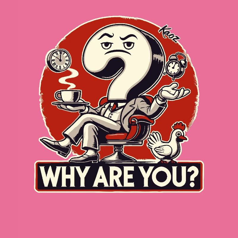 Pourquoi existez-vous ? Point d’interrogation