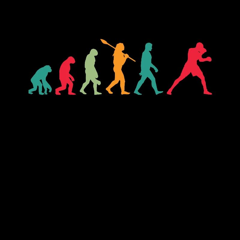 EVOLUTION BOXEN Boxer Boxkampf Geschenk
