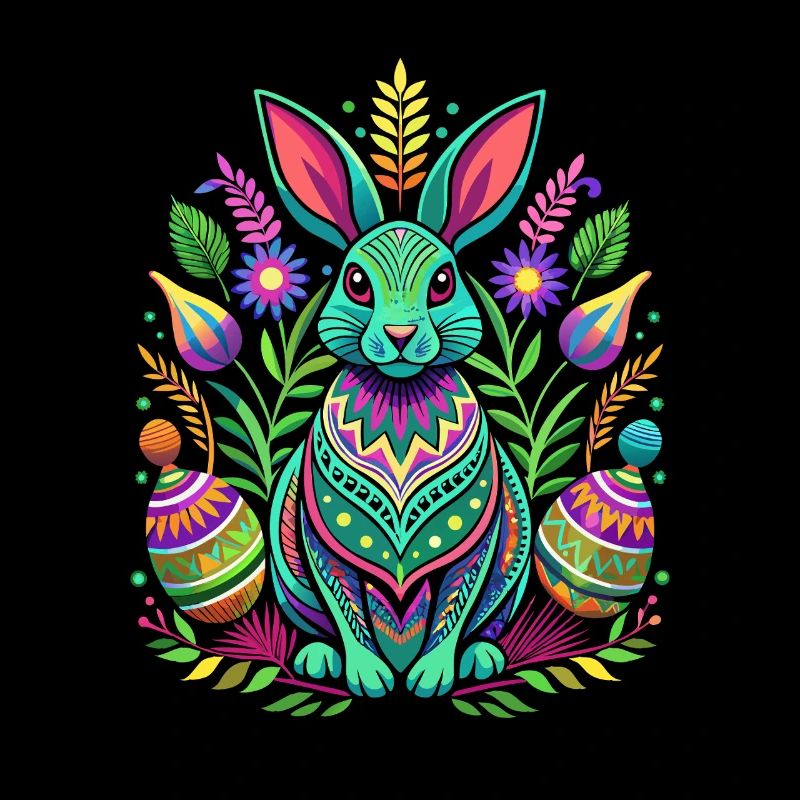 Happy Easter - Osterhase - Osterei - Geschenk
