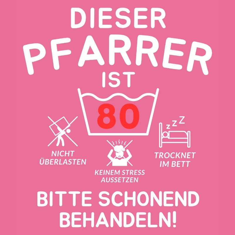 Ce pasteur a 80 ans.