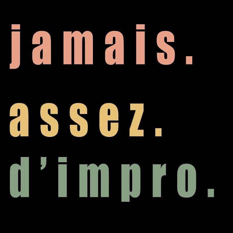 jamais assez d'impro, idée cadeau fun d'impro
