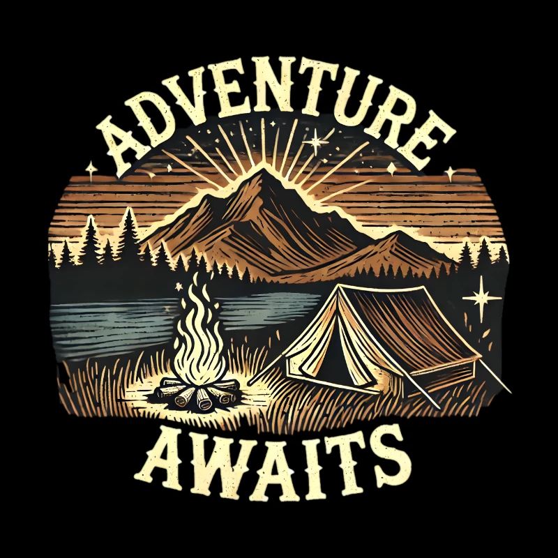 L’aventure vous attend – Feu de camp et tente ⛺🔥