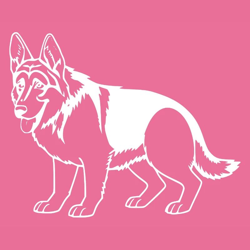 German Shepherd White