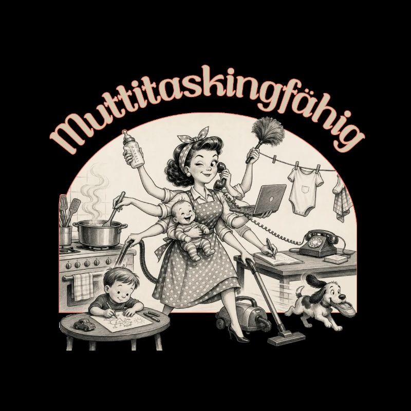 Multitasking? Nein. Muttitasking - Chaos? Läuft!
