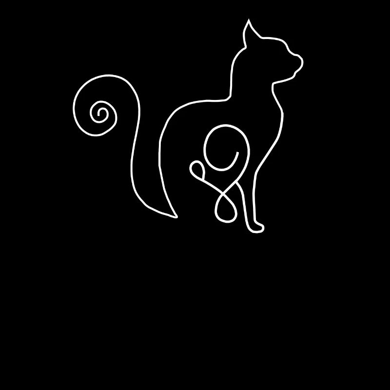 Un chat de ligne