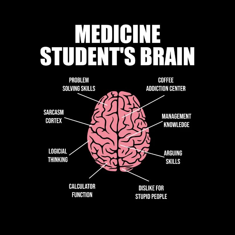 Medicine Student's Brain Medizin Student Gehirn