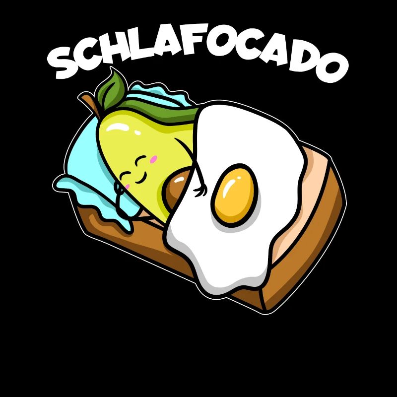Schlafocado Avocado Schlafanzug Pyjama Nachthemd