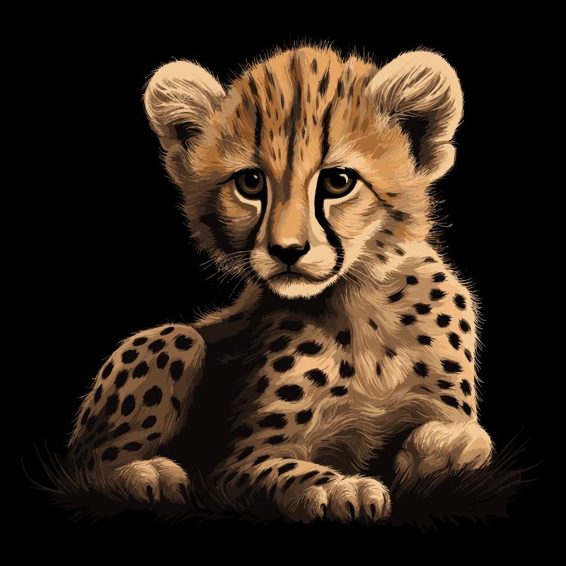 Bébé guépard Animaux sauvages Afrique sauvage