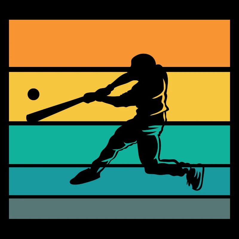 Joueur de baseball Baseball Batteur de batte de baseball