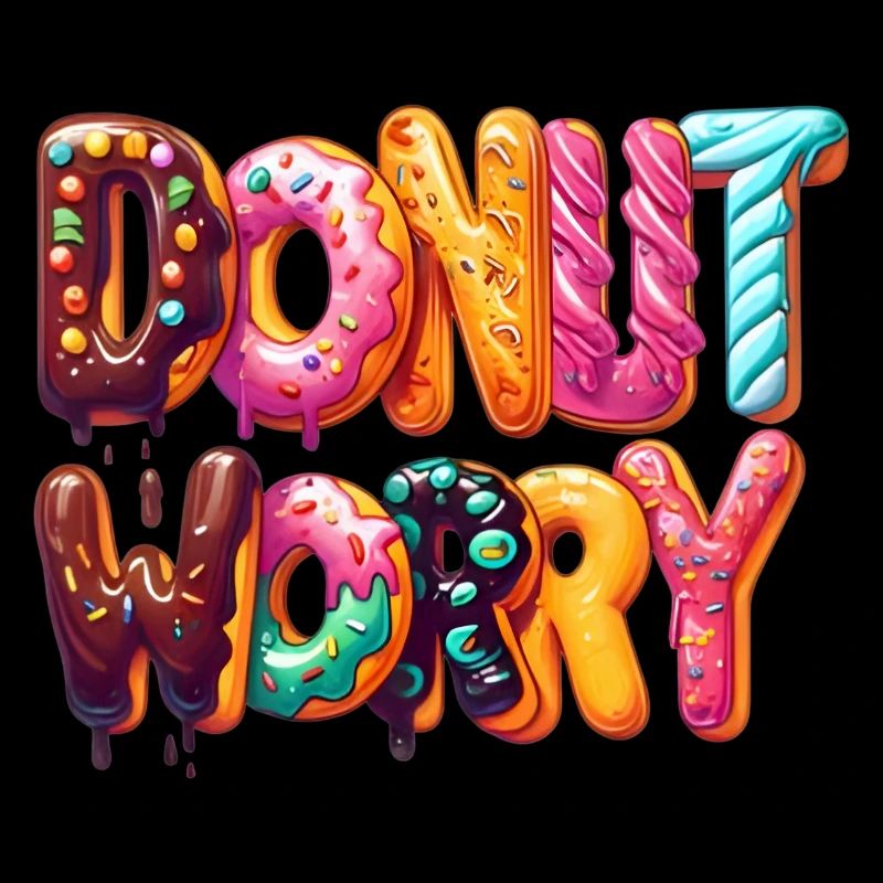 Donut Worry Sweets Snack Amateur de beignets