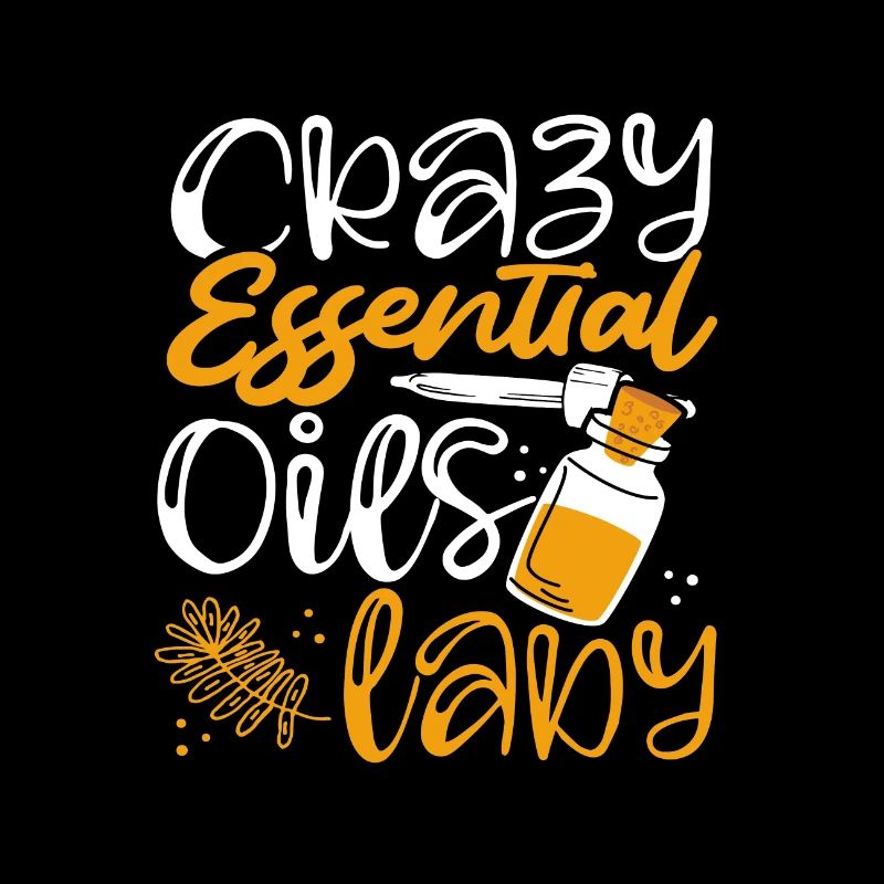 Crazy Essential Oil Lady Geschenk Spaß mit Essential