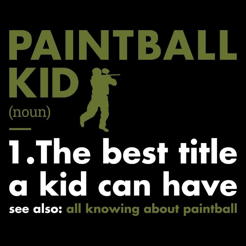 Sport Kid Definition Paintball