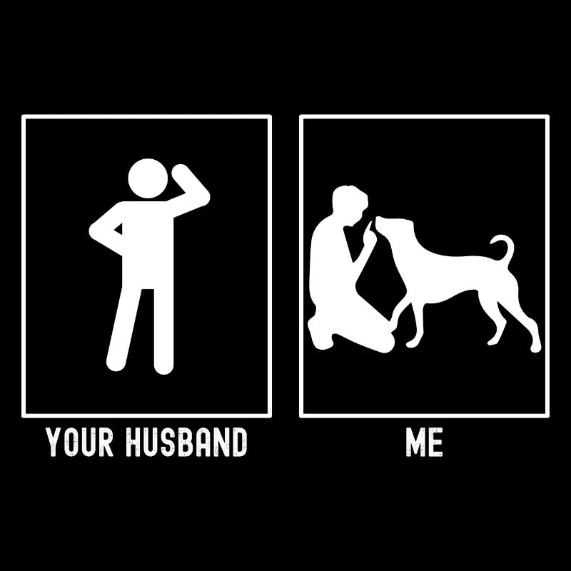 Her husband - me - training dog