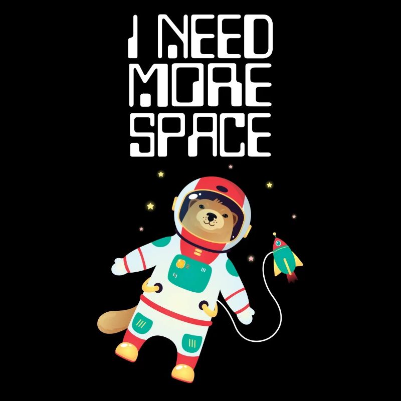 I Need More Space - Otter Illustration